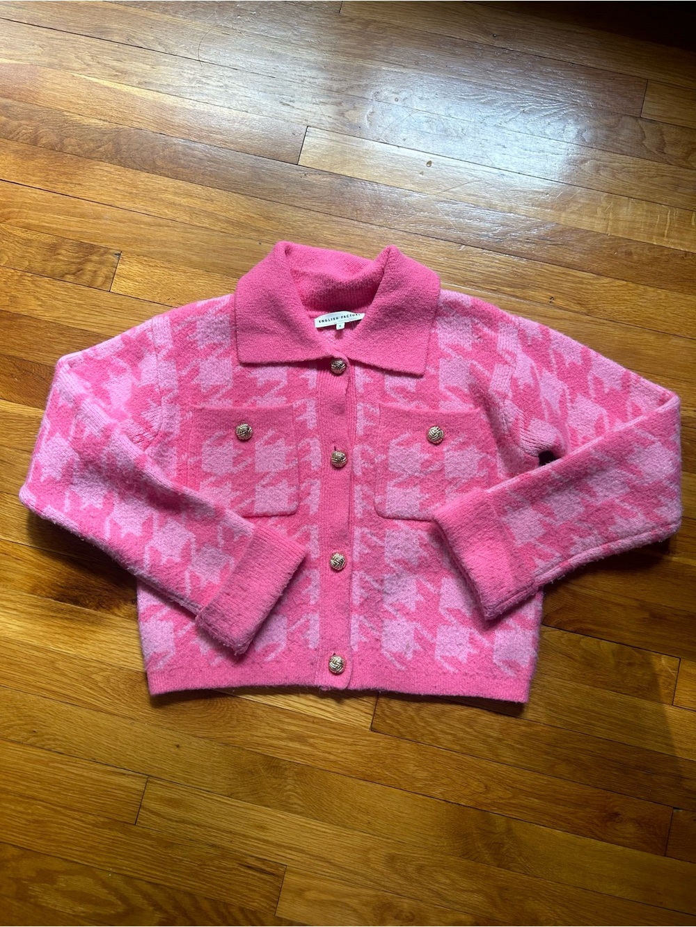 Pink Cardigan